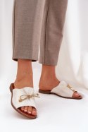 Sandał Klapki Model Lewski 3572 Gold - Step in style Step in style