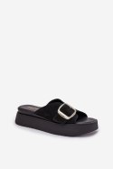 Sandał Klapki Model Zazoo 3019 Black - Step in style Step in style Sandał Klapki Model Zazoo 3019 Black - Step in style Step in style