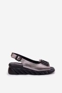 Sandały Model Artiker 56C2158 Grafit - Step in style Step in style