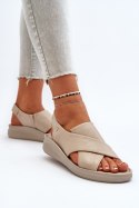 Sandały Model Zazoo 40392 Beige - Step in style Step in style