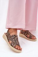 Sandały Model Zazoo 40392 Panterka Brown - Step in style Step in style