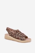 Sandały Model Zazoo 40392 Panterka Brown - Step in style Step in style