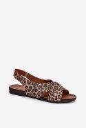 Sandały Model Zazoo 40407 Panterka Brown - Step in style Step in style