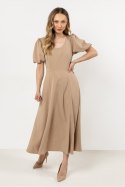 Sukienka Model A709 Beige - awama Awama Sukienka Model A709 Beige - awama Awama