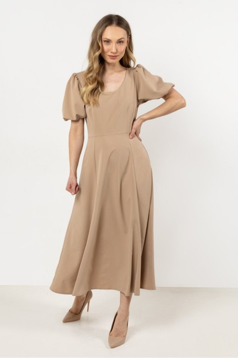 Sukienka Model A709 Beige - awama Awama Sukienka Model A709 Beige - awama Awama