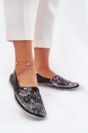 Baleriny Model Maciejka T1930-39 Black - Step in style Step in style Baleriny Model Maciejka T1930-39 Black - Step in style Step in style