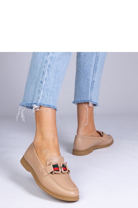 Mokasyny Model Kalenda GO-8C Beige - PRIMO PRIMO Mokasyny Model Kalenda GO-8C Beige - PRIMO PRIMO