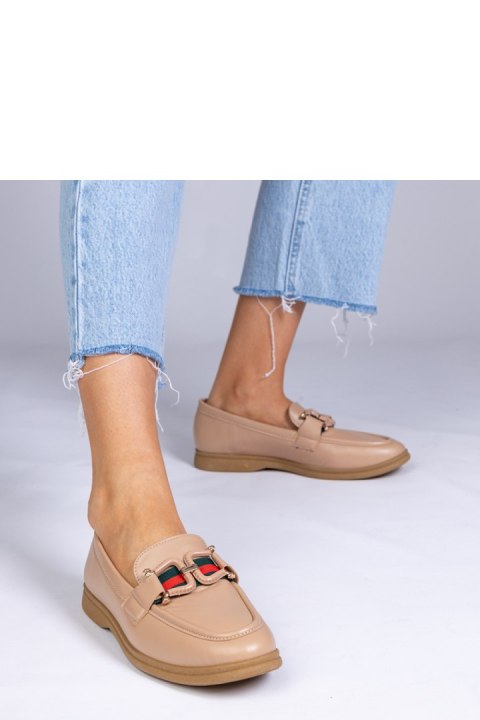 Mokasyny Model Kalenda GO-8C Beige - PRIMO PRIMO Mokasyny Model Kalenda GO-8C Beige - PRIMO PRIMO