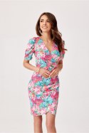 Sukienka Model SUK0367 E44 Multicolor - Roco Fashion Roco Fashion Sukienka Model SUK0367 E44 Multicolor - Roco Fashion Roco Fashion