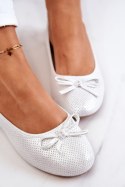 Baleriny Model Fimme 9BL02-1136 White - Step in style Step in style Baleriny Model Fimme 9BL02-1136 White - Step in style Step in style