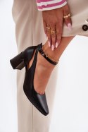 Czółenka Model Maciejka K6816-01 Black - Step in style Step in style Czółenka Model Maciejka K6816-01 Black - Step in style Step in style