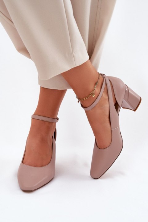 Czółenka Model Maciejka K6816-04 Beige - Step in style Step in style Czółenka Model Maciejka K6816-04 Beige - Step in style Step in style