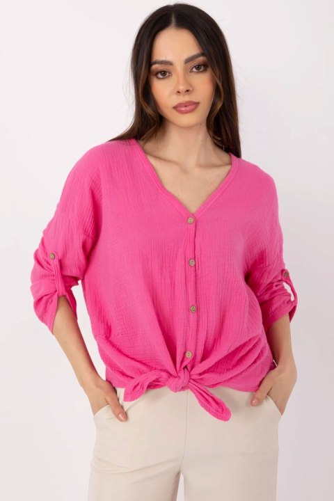 Koszula Damska Model DHJ-KS-25108.60P Fluo Pink - Italy Moda Italy Moda Koszula Damska Model DHJ-KS-25108.60P Fluo Pink - Italy Moda Italy Moda