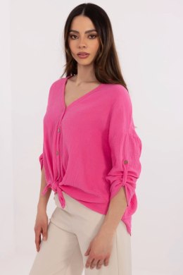 Koszula Damska Model DHJ-KS-25108.60P Fluo Pink - Italy Moda Italy Moda