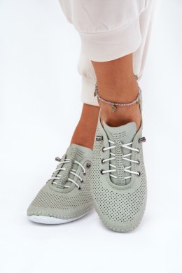 Półbuty Model Artiker 54C0833 Light Green - Step in style Step in style