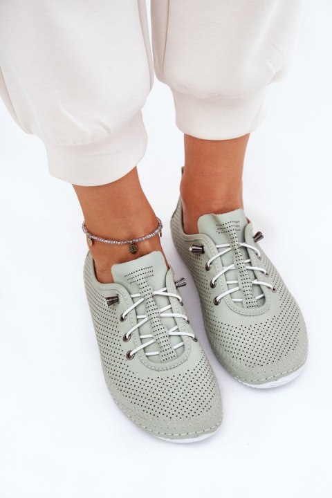 Półbuty Model Artiker 54C0833 Light Green - Step in style Step in style Półbuty Model Artiker 54C0833 Light Green - Step in style Step in style