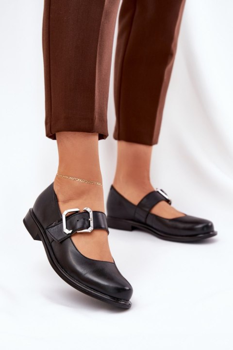 Półbuty Model Laura Messi 2980 Black - Step in style Step in style Półbuty Model Laura Messi 2980 Black - Step in style Step in style