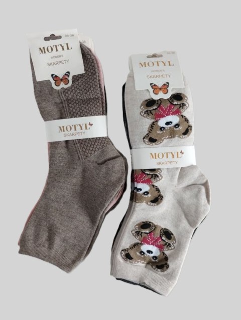 SKARPETY DAMSKIE 3/4 MOTYL 028 SKARPETY DAMSKIE 3/4 MOTYL 028