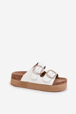 Sandał Klapki Model Lee Cooper LCW-25-35-3496L White - Step in style Step in style