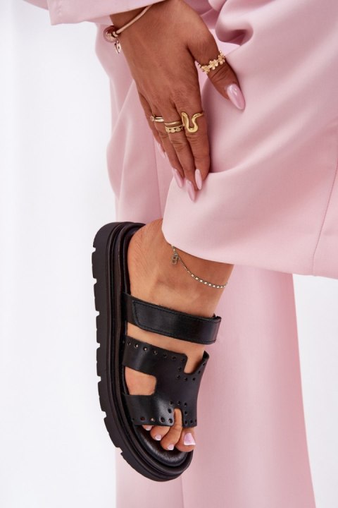 Sandał Klapki Model Zazoo 40440 Black - Step in style Step in style