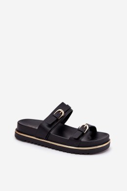 Sandał Klapki Model Ziferte LD-27 Black - Step in style Step in style
