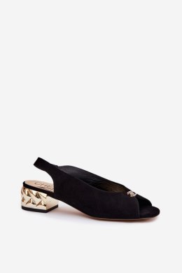 Sandały Model Chebello 4724 Black - Step in style Step in style