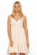 Sukienka Model M818 Light Beige - Makadamia Makadamia Sukienka Model M818 Light Beige - Makadamia Makadamia