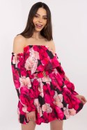 Sukienka Model MI-SK-A1447.84 Black/Pink - Italy Moda Italy Moda Sukienka Model MI-SK-A1447.84 Black/Pink - Italy Moda Italy Moda