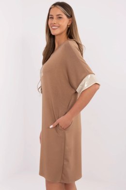 Sukienka Model MI-SK-A6192.52 Light Brown - Italy Moda Italy Moda