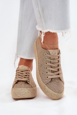 Trampki Model Lee Cooper LCW-25-08-3646L Khaki - Step in style Step in style