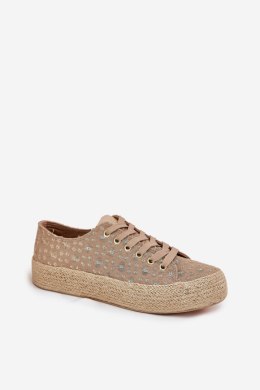 Trampki Model Lee Cooper LCW-25-08-3646L Khaki - Step in style Step in style