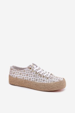 Trampki Model Lee Cooper LCW-25-08-3648L White/Gold - Step in style Step in style
