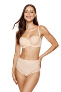 Biustonosz push up Biustonosz usztywniany Model Bona B4 Beige - Gorteks Gorteks Biustonosz push up Biustonosz usztywniany Model Bona B4 Beige - Gorteks Gorteks