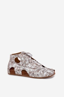 Botki Model Maciejka 03426-46 White/Beige - Step in style Step in style