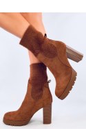 Botki na obcasie z elastycznym ściągaczem CARLINI CAMEL - Inello Inello Botki na obcasie z elastycznym ściągaczem CARLINI CAMEL - Inello Inello