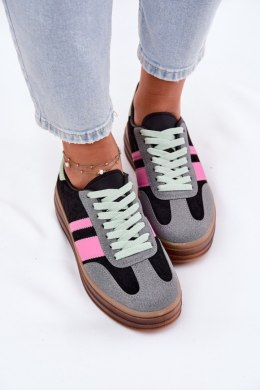 Buty Sportowe Model Ovivene BL607P Black - Step in style Step in style