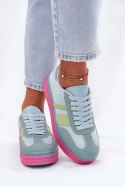 Buty Sportowe Model Ovivene BL607P Blue - Step in style Step in style Buty Sportowe Model Ovivene BL607P Blue - Step in style Step in style