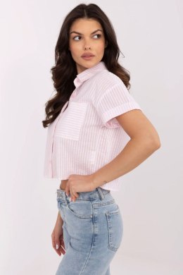 Koszula Damska Model NM-KS-KA-01148.50P White/Pink - NM NM