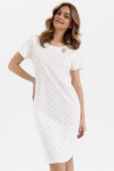 Koszulka nocna Koszula Nocna Model 447 Ecru - Cana Cana Koszulka nocna Koszula Nocna Model 447 Ecru - Cana Cana