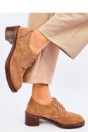 Mokasyny na obcasie VEDRA CAMEL - Inello Inello Mokasyny na obcasie VEDRA CAMEL - Inello Inello