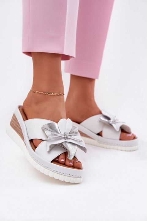 Sandał Klapki Model Artiker 54C0538 White/Silver - Step in style Step in style Sandał Klapki Model Artiker 54C0538 White/Silver - Step in style Step in style