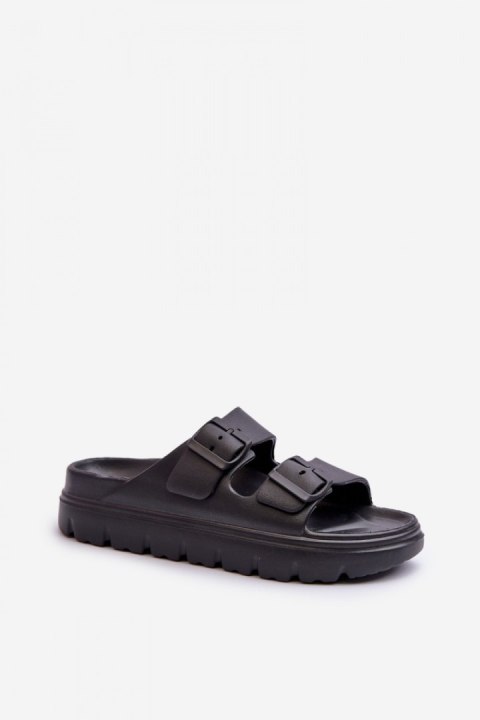 Sandał Klapki Model Melorea 24SD97-5610 Black - Step in style Step in style Sandał Klapki Model Melorea 24SD97-5610 Black - Step in style Step in style
