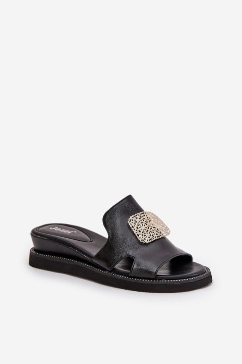Sandał Klapki Model Sarela RMR2267-9 Black - Step in style Step in style Sandał Klapki Model Sarela RMR2267-9 Black - Step in style Step in style