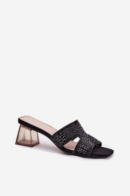 Sandał Klapki Model Vinceza 62230 Black - Step in style Step in style