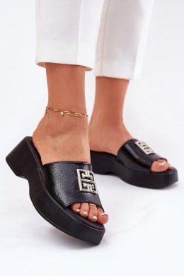 Sandał Klapki Model Vinceza 79526 Black - Step in style Step in style