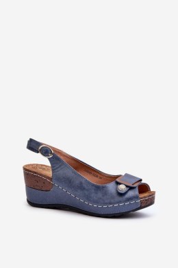 Sandały Model Comfort Shoes 24SD98-6230 Efravia Blue - Step in style Step in style