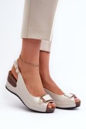 Sandały Model Comfort Shoes Efravia 24SD98-6230 Silver - Step in style Step in style Sandały Model Comfort Shoes Efravia 24SD98-6230 Silver - Step in style Step in style