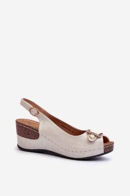 Sandały Model Comfort Shoes Efravia 24SD98-6230 Silver - Step in style Step in style