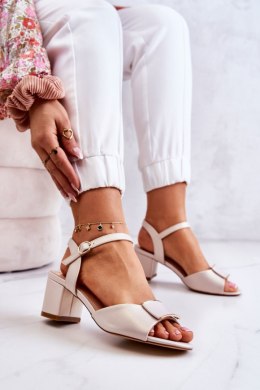 Sandały Model Lorisa SK806 Beige - Step in style Step in style