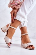 Sandały Model Lorisa SK806 Beige - Step in style Step in style Sandały Model Lorisa SK806 Beige - Step in style Step in style